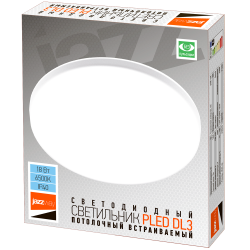 PLED DL3 18w 6500K WH IP40 Jazzway