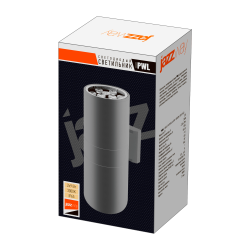 PWL-245110/24D  2x9w 3000K  GR  230V/50Hz   Jazzway