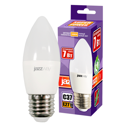 Лампа светодиодная PLED- SP C37 7w E27 3000K 230/50 — вид 3