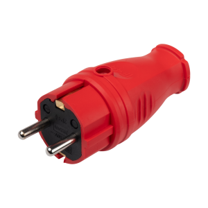 PRC-231-Red 16А 220V IP44 каучук красная Jazzway 