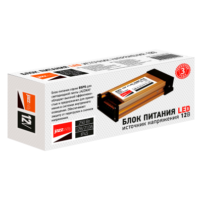 Блок питания (драйвер) BSPS 12V 21.00A=250W IP45 3г.гар. — вид 2
