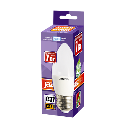 Лампа светодиодная PLED- SP C37 7w E27 4000K 230/50 — вид 2