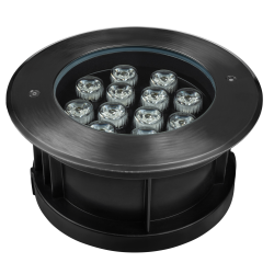 PGR  R180 12w 4000K 30° Сhrome (грунтовый встраиваемый) IP67
