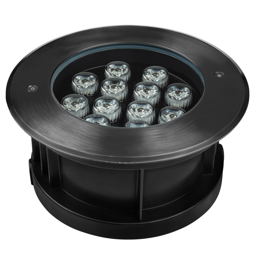 PGR  R180 12w 4000K 30° Сhrome (грунтовый встраиваемый) IP67