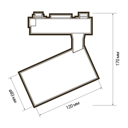 PTR  1325 25w 3000K 24° WH/WH (бел+бел реш) IP40 Jazzway
