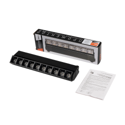 PTR  2120R 20w 4000K  60° BL (чёрный) 270мм IP40 Jazzway