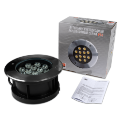PGR  R180 12w 4000K 30° Сhrome (грунтовый встраиваемый) IP67