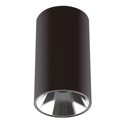 Светильник под лампу PDL-R 14080 GU10 BL/CH (черный/хром) 230V IP20