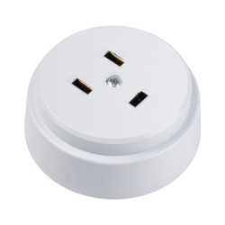 PPC 32А 250V WH IP20 (РШ-ВШ ОУ белый) Jazzway