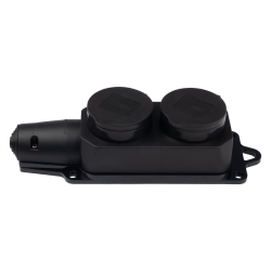 PRC-122-BL 16A 220V IP44 каучук Jazzway