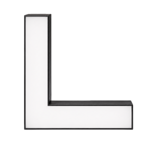 PSO-02L 16W 4000K BLACK L-обр. 255x255x42 IP40 Jazzway