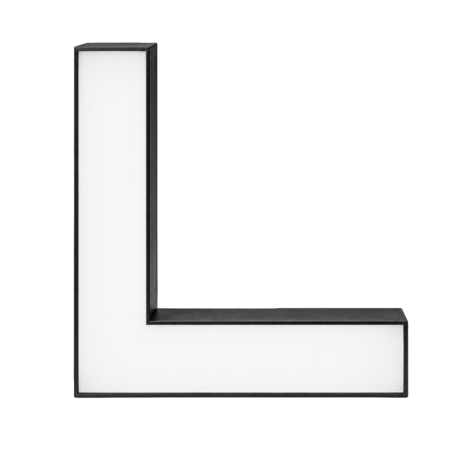 PSO-02L 16W 4000K BLACK L-обр. 255x255x42 IP40 Jazzway