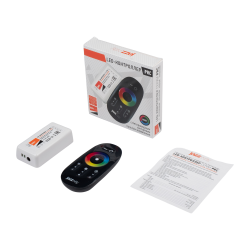 Контроллер PRC-4000RF RGB BL (черный)   12/24V 216/432Вт Jazzway