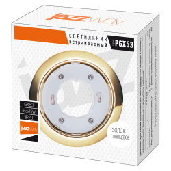 PGX53   10639. 3 золото глянцевое   106*39мм   Jazzway