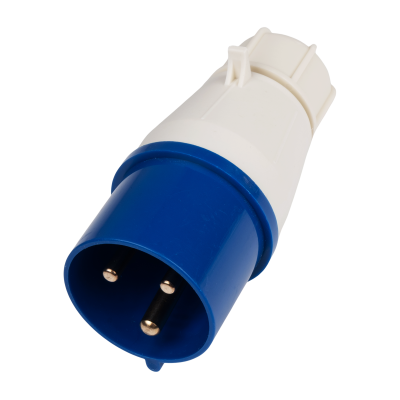 Вилка переносная PPC 023 2Р+РЕ 32А 220В IP44