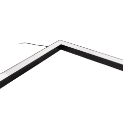 PSO-02L 16W 4000K BLACK L-обр. 255x255x42 IP40 Jazzway