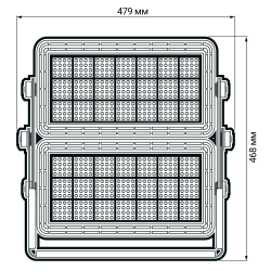 PFL-SPORT 02  500w  DALI 5700K IP66 ( 2*250w) (5 лет гар) Jazzway