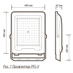 PFL- V 500w  6500K IP65  Jazzway