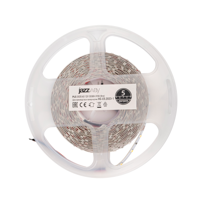 Лента светодиодная PLS 2835/ 60-12V 3000K IP20 -5m (теплый белый)
