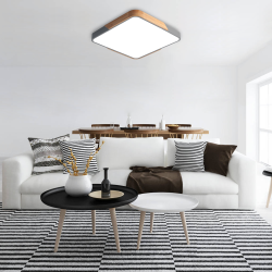 PPB Sсandic-S 72w DIM 3000-6500K GR/W с деревянной планкой IP20 420*420*50 Jazzway