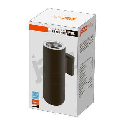 Светильник архитектурный светодиодный PWL-300110/30D 2x12w 6500K BL IP65 230V/50Hz — вид 3