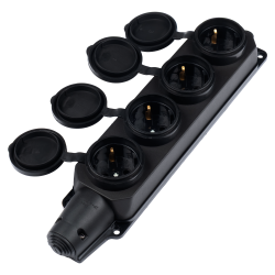 PRC-124-BL 16A 220V IP44 каучук Jazzway