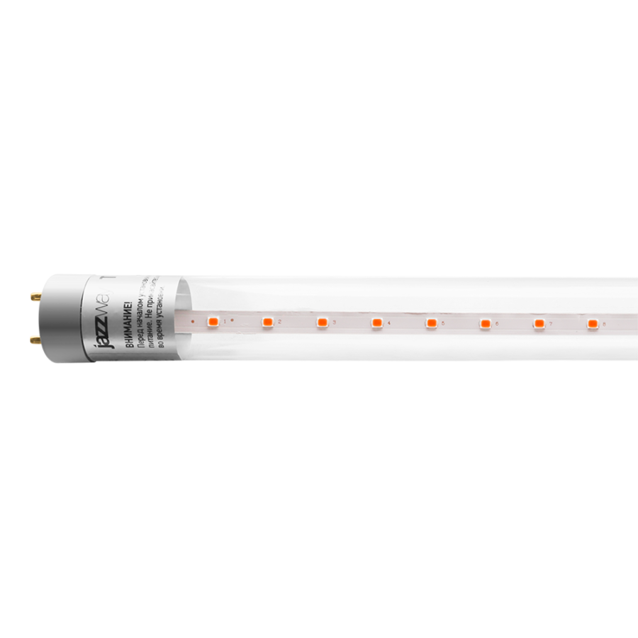 PLED T8   900 Agro  12w CL G13 ( для растений) Jazzway