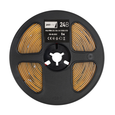 Лента светодиодная PLS PRO COB/384-24V 3000K IP20 5m