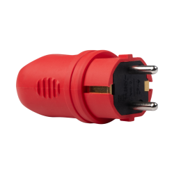 PRC-251-Red 16А 220V IP44 каучук красная Jazzway