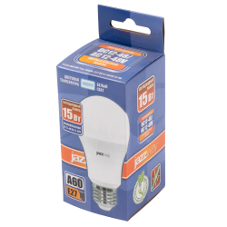 PLED-A60 МО 15w 4000K E27 DC12-48V/AC12-48V (низковольтная) Jazzway