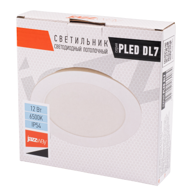 Светильник светодиодный встраиваемый PLED DL7 12w 6500K WH IP54 — вид 5
