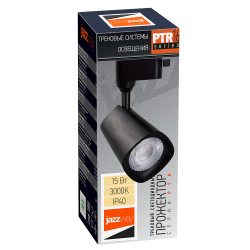 PTR  1615 15w 3000K 24° BL (чёрный) IP40 Jazzway