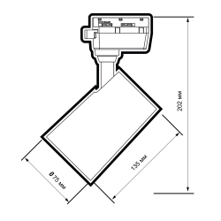 PTR  0732 32w 5000K 24° WH (белый) IP40 Jazzway