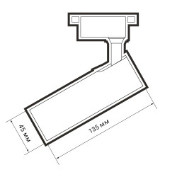 PTR  0610 10w 3000K 24° WH (белый) IP40 Jazzway