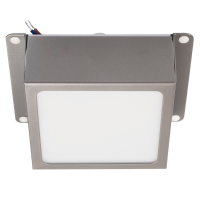 Светильник светодиодный ДВО PPL 089/G OPAL 9W 3000K GREY IP40 
