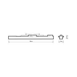 PTR  4026 26W 4000K 120° BL (чёрный) 900мм IP40 Jazzway