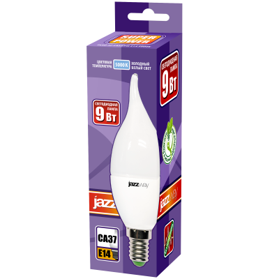 Лампа светодиодная PLED- SP CA37 9w E14 5000K-E — вид 2