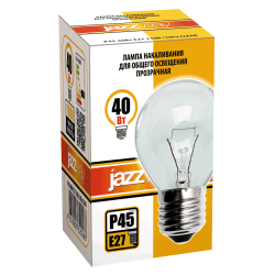 P45  240V  40W  E27  clear Jazzway