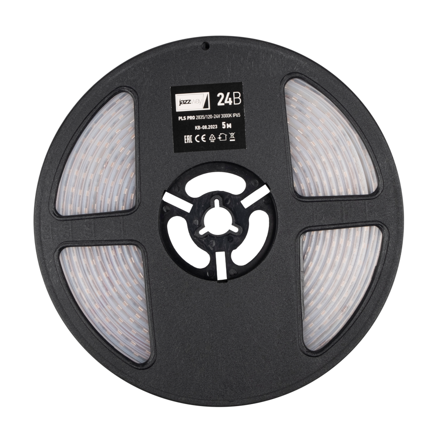 PLS PRO 2835/120-24V - 3000K (влагозащ!) IP65 5m Jazzway