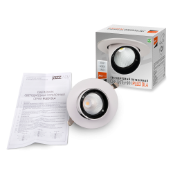 PLED DL4 30W 4000K 24° поворот  White  IP40 Jazzway