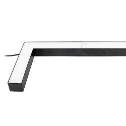 PSO-02L 16W 4000K BLACK L-обр. 255x255x42 IP40 Jazzway