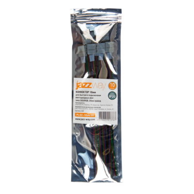 Аксессуар Коннектор PLSC-10x4/20 (5050RGB) Jazzway уп 10шт. — вид 2