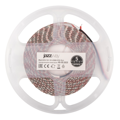 Лента светодиодная PLS 2835/120-12V 6500K IP20 5m (белый свет)