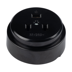 PPC 32А 250V BL IP20 (РШ-ВШ ОУ черный) Jazzway