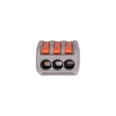 Клемма монтажная СМК PTC-3P 222-413 BL/10 450V 32A 0,08-2,5(4.0)mm2 / 10шт./ — вид 3