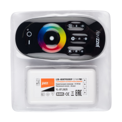 Контроллер PRC-4000RF RGB BL (черный)   12/24V 216/432Вт Jazzway