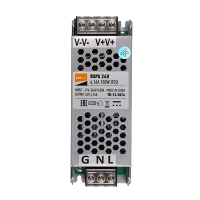 Блок питания (драйвер) BSPS 24V 4,16A=100W IP20 2 г.гар — вид 2