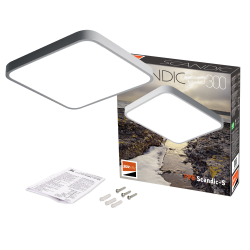 PPB Sсandic-S 36w 4000K GR IP20 300*300*50 Jazzway