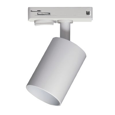 Светильник трековый под лампу PTR 26 GU10 WH (белый, компактный адаптор) 230V IP20