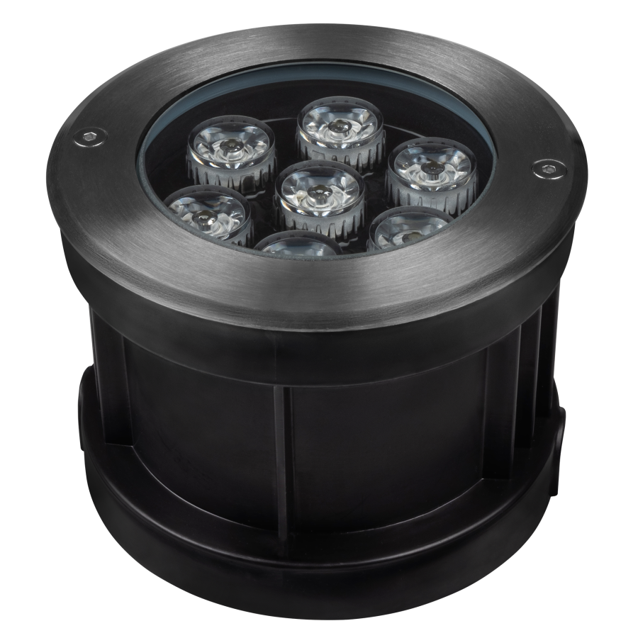 PGR  R130   7w 4000K 30° Сhrome (грунтовый встраиваемый) IP67